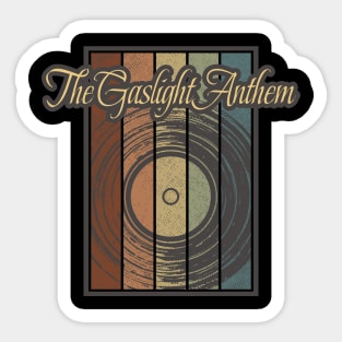 The Gaslight Anthem Vynil Silhouette Sticker